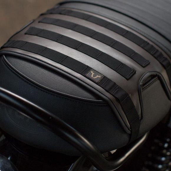 SW-MOTECH LEGEND GEAR saddlebags (2 x 9.8 liters) for Universal strap - Black / BrownRef: swm0590 / bc.hta.00.403.20000