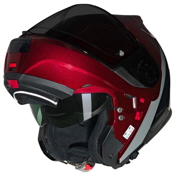 Nolan N100-6 modular helmet - SPECIAL VERNICIATURA - Red / BlackRef: NL1633