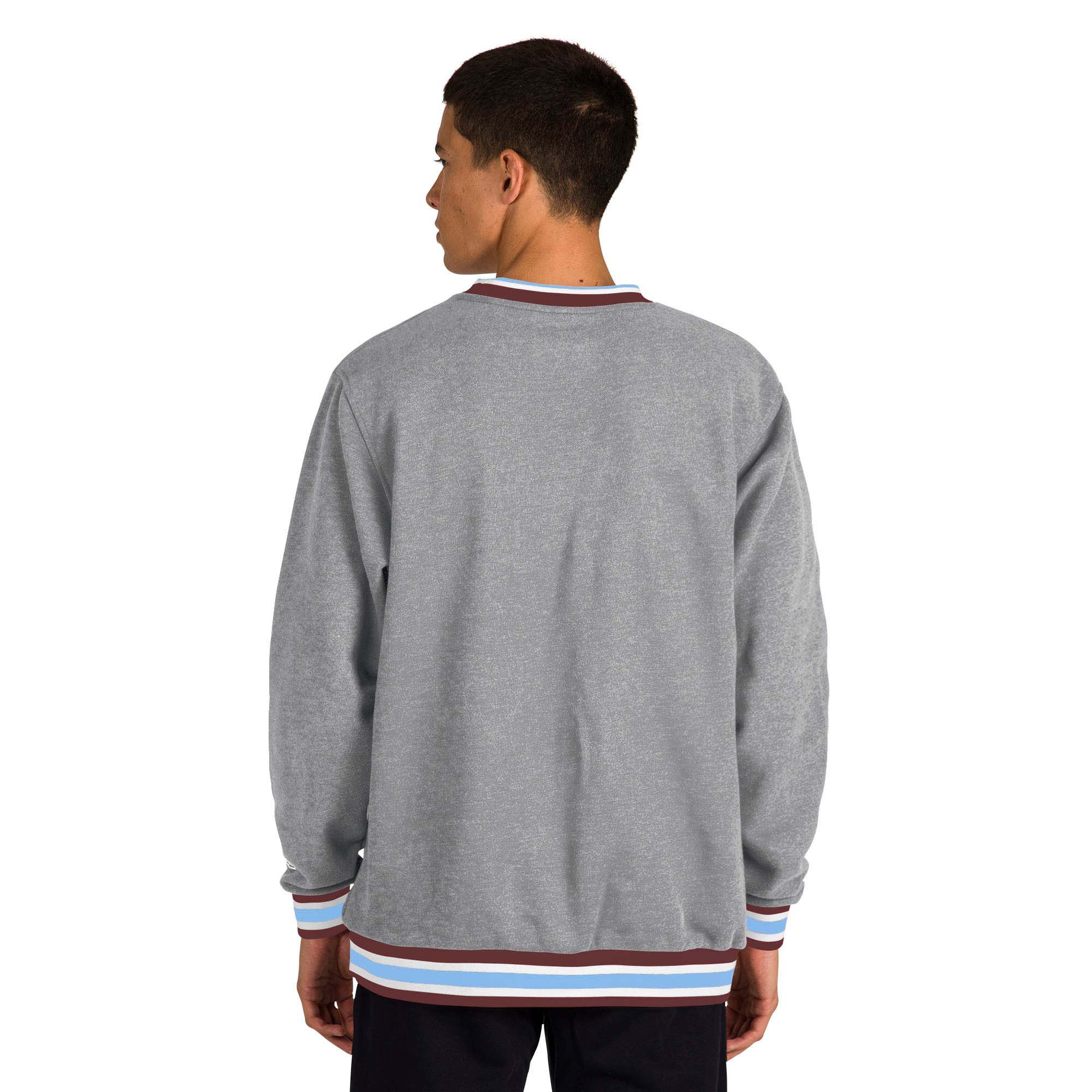 Philadelphia Phillies Throwback MLB Crew Sweatshirt Gray