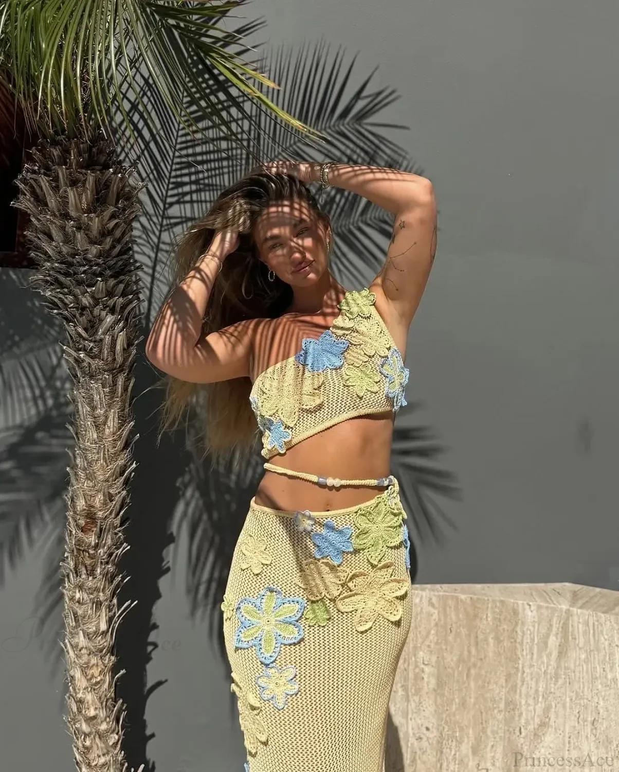 Chain Brazilian Push Up Bikini Set