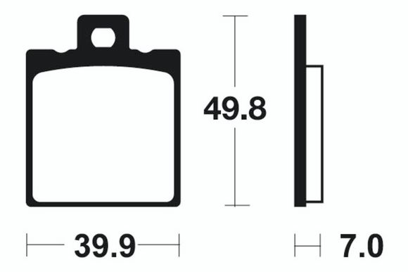 Tecnium organic road brake pads - MA237Ref: TE02021A / 1022436