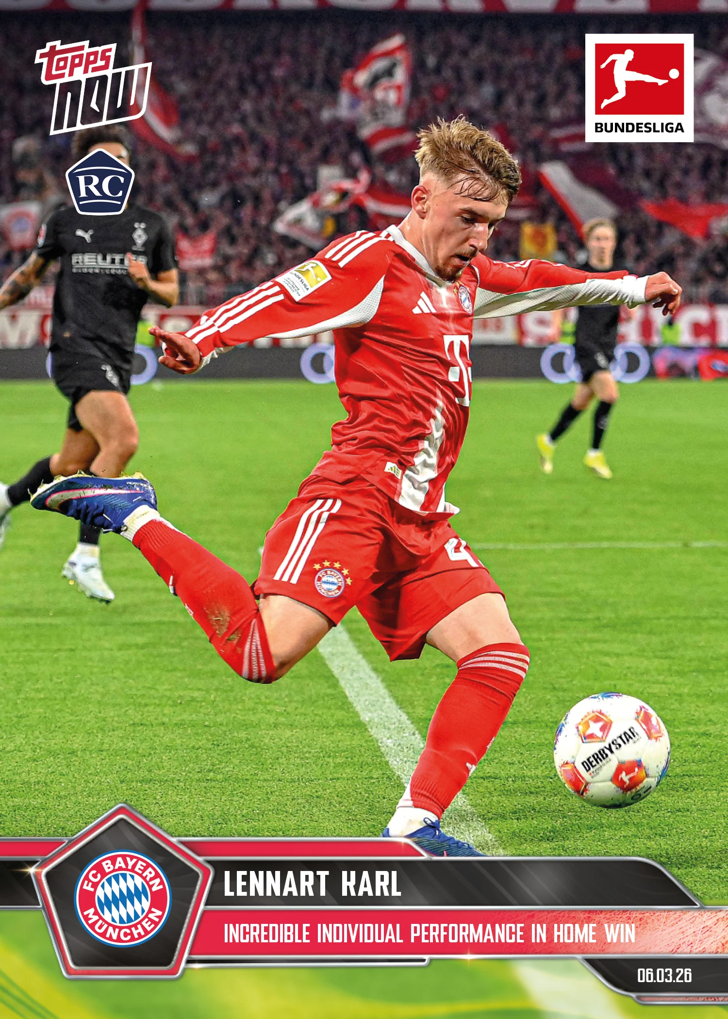 Lennart Karl - 2025-26 Bundesliga Topps NOW® - Card 141 - PR:2005