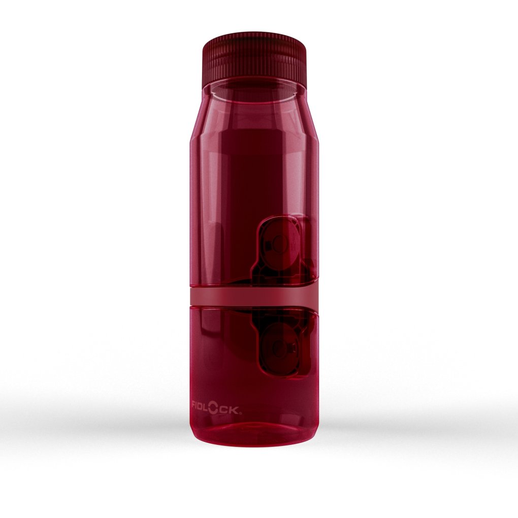 Fidlock Twist Life Set Bottle - 700ml + Bike Base Mount - red