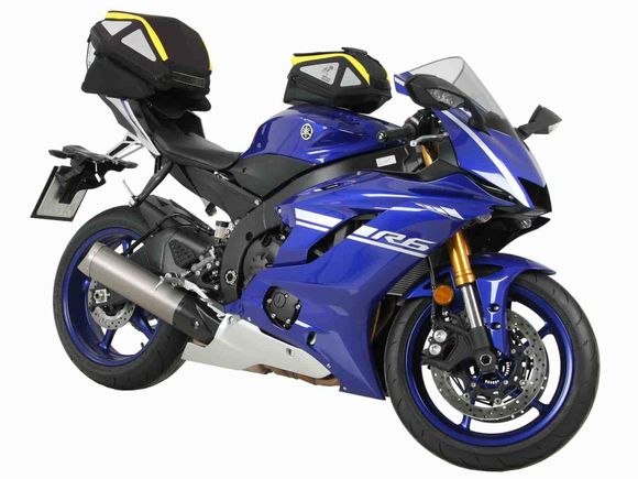 Porte Bagage Hepco & Becker Sportrack - noirYAMAHA 600 YZF-R6 (RJ27) - 2017 - 2021Ref : HBE04335A / 6704555 00 01