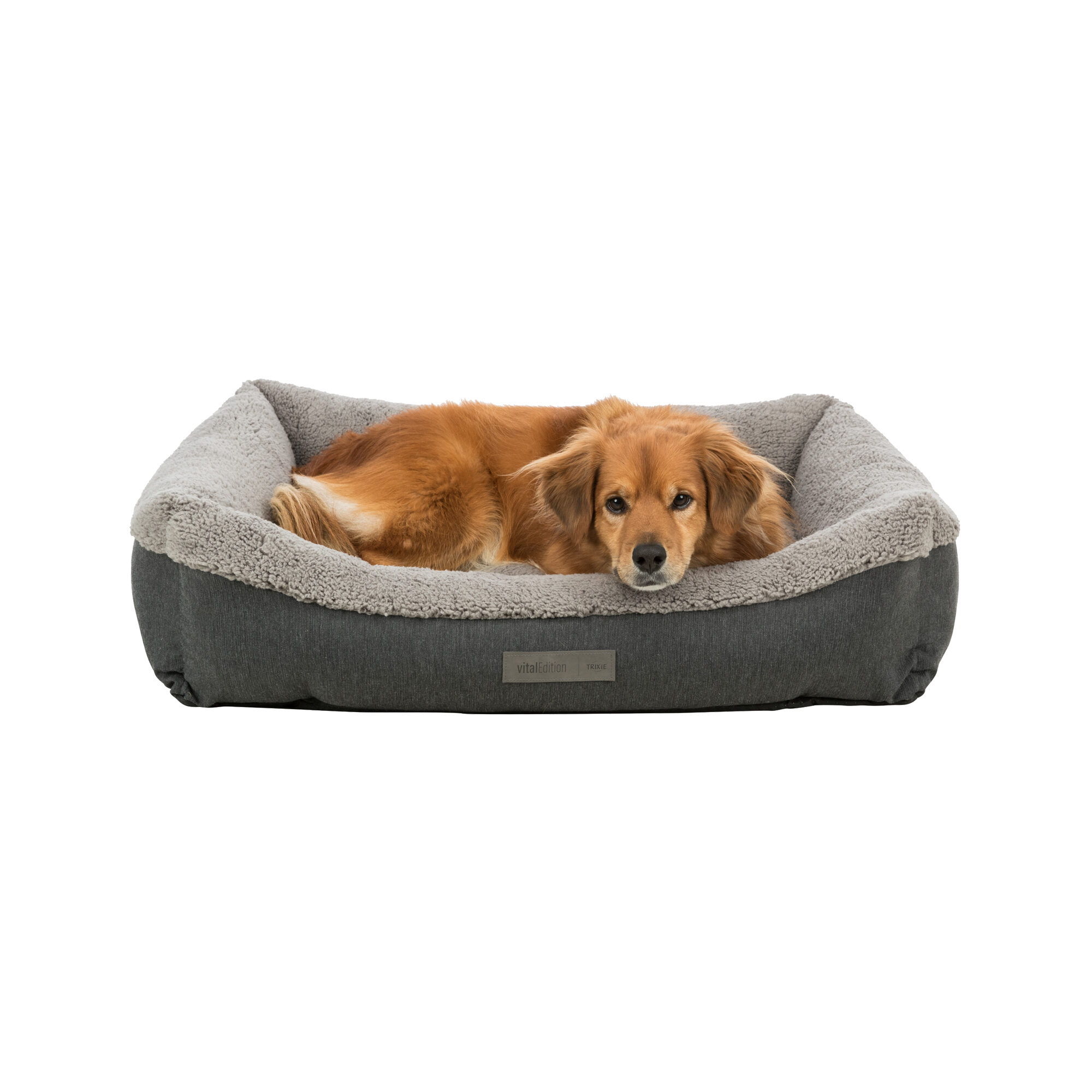 Trixie Vital Dog Bed Bendson - Dark Grey/Light Grey - 90 x 60 cm