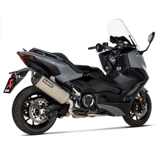 Ligne Complète Akrapovic Titane embout carbone - GrisRef : SA0025 / 18103070