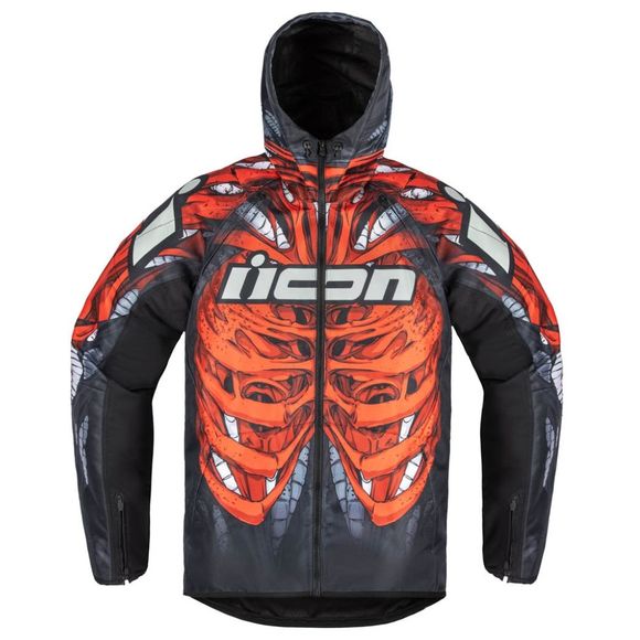 Icon Airform Manik'R Motorcycle Jacket - Black / RedRef: IC0881
