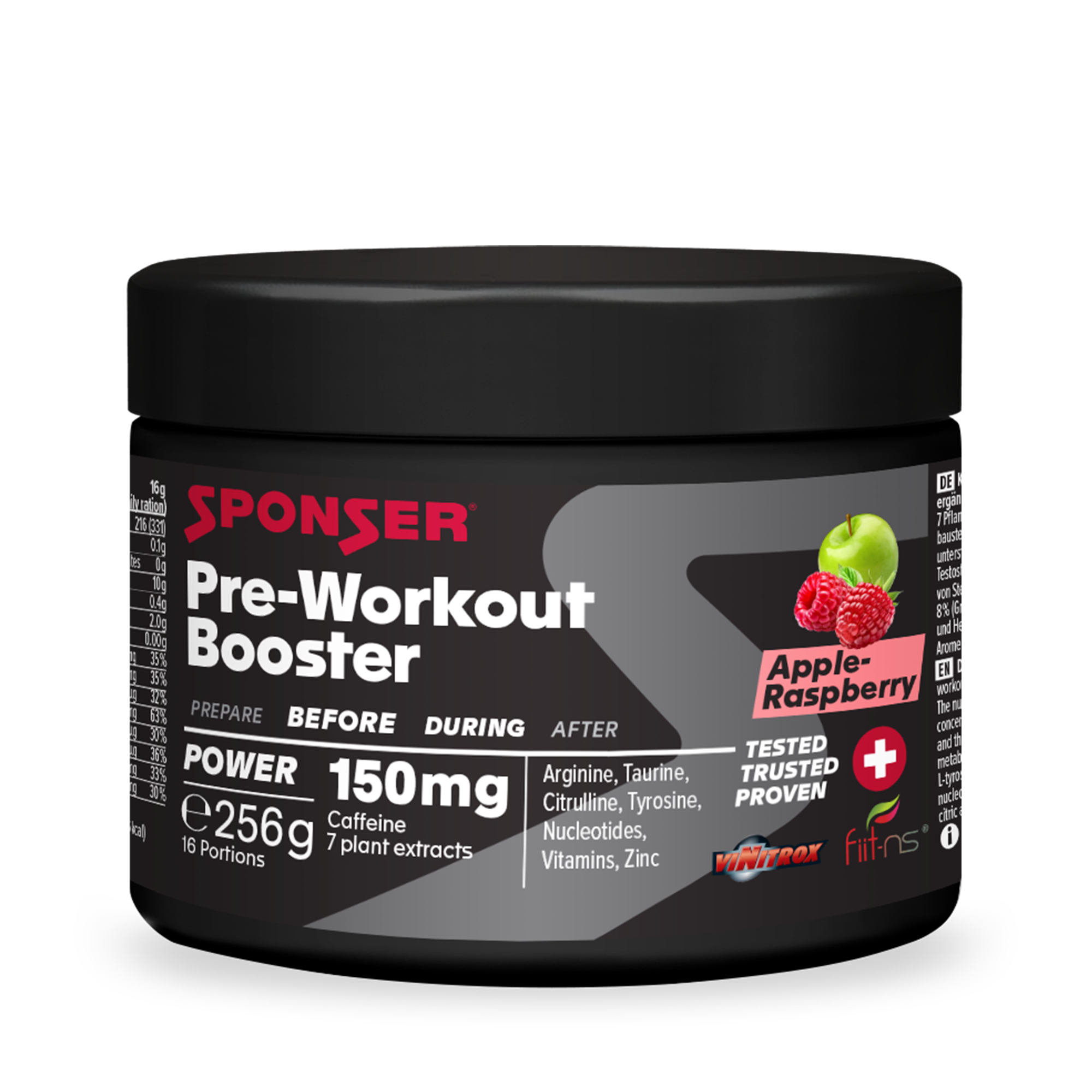 Pre-Workout Booster | Apple-Raspberry