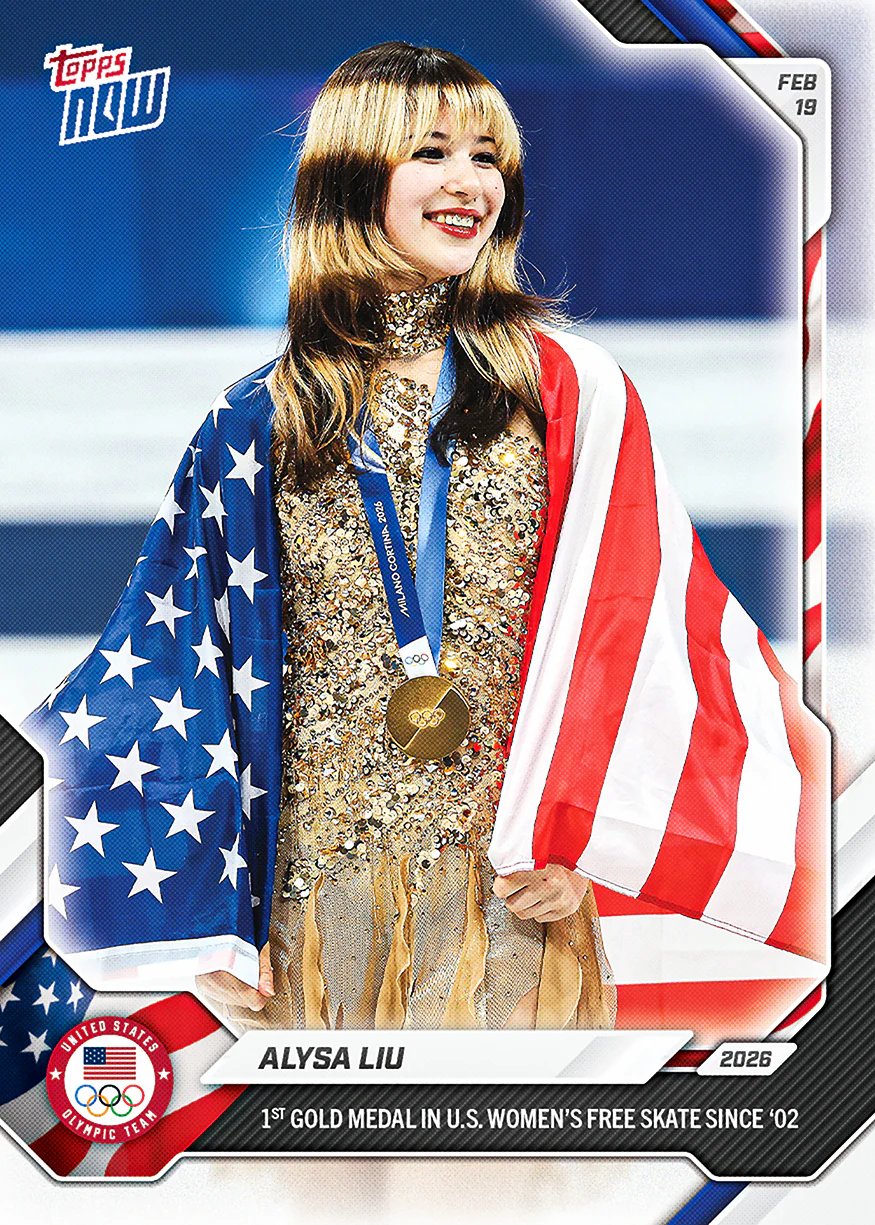 Alysa Liu - 2026 Olympics Topps NOW® - Card 16 - PR: 22654
