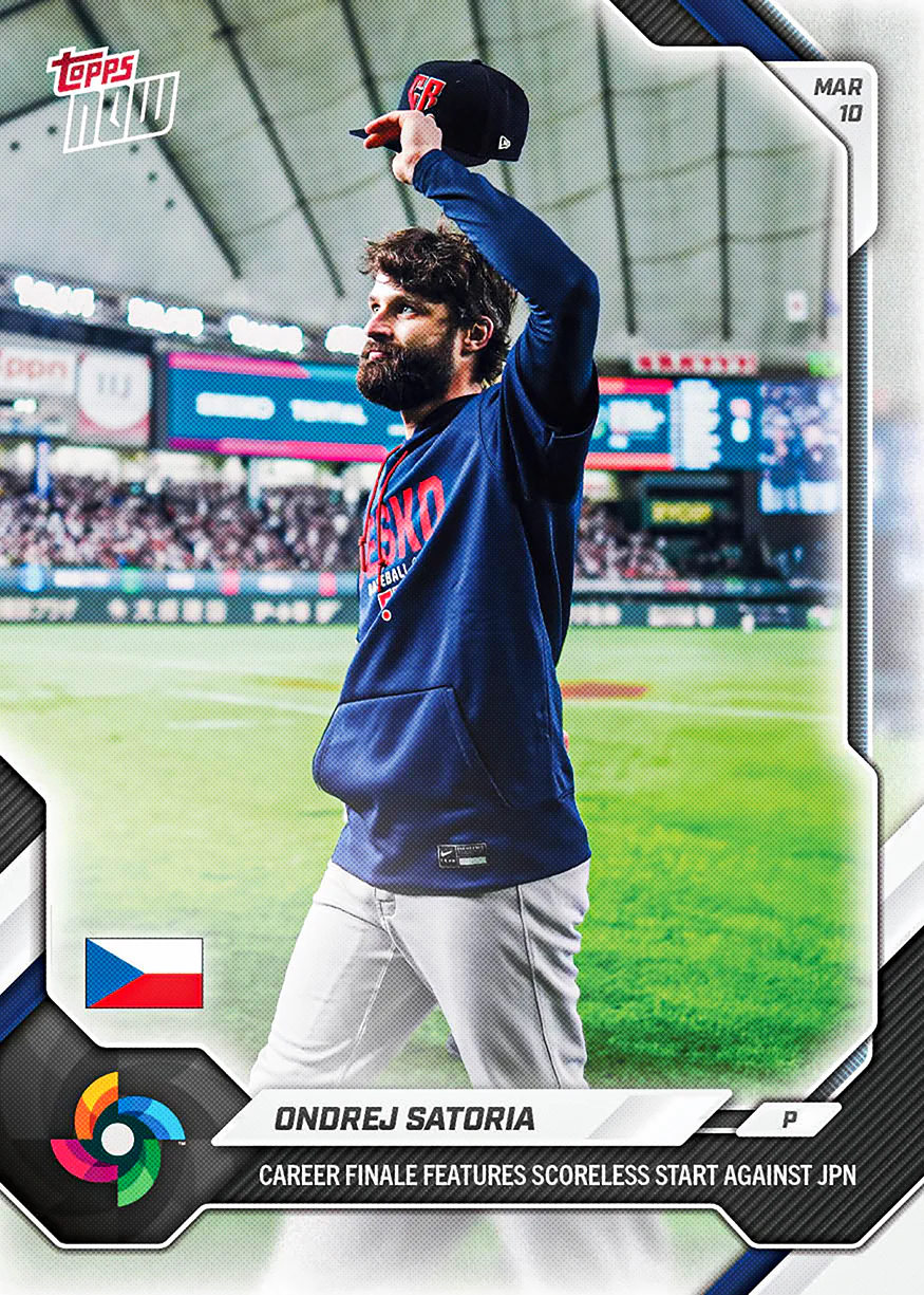 Ondrej Satoria - 2026 World Baseball Classic Topps NOW® - Card 22