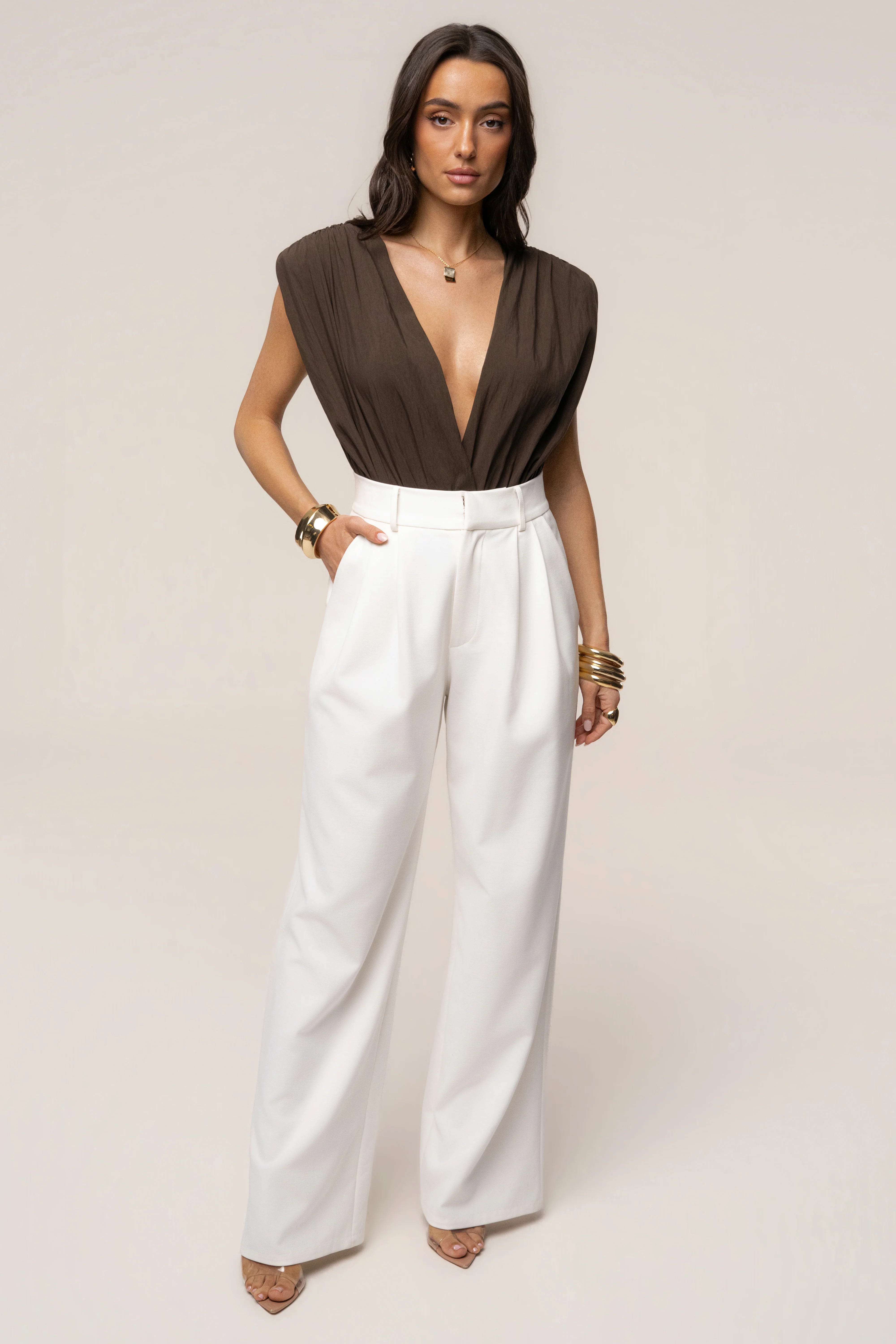 Brown Solar Drift Bodysuit