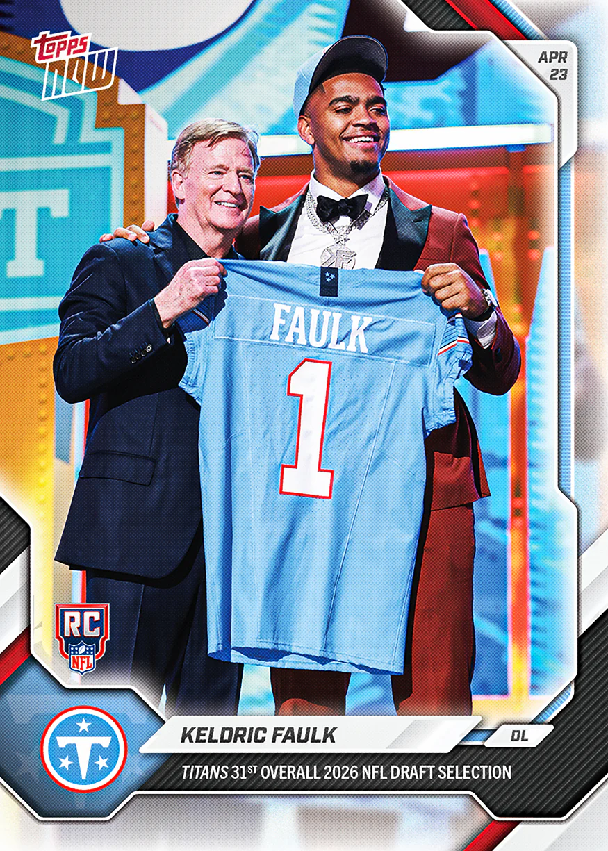 Keldric Faulk - 2026 NFL Topps NOW® - Card KFAU