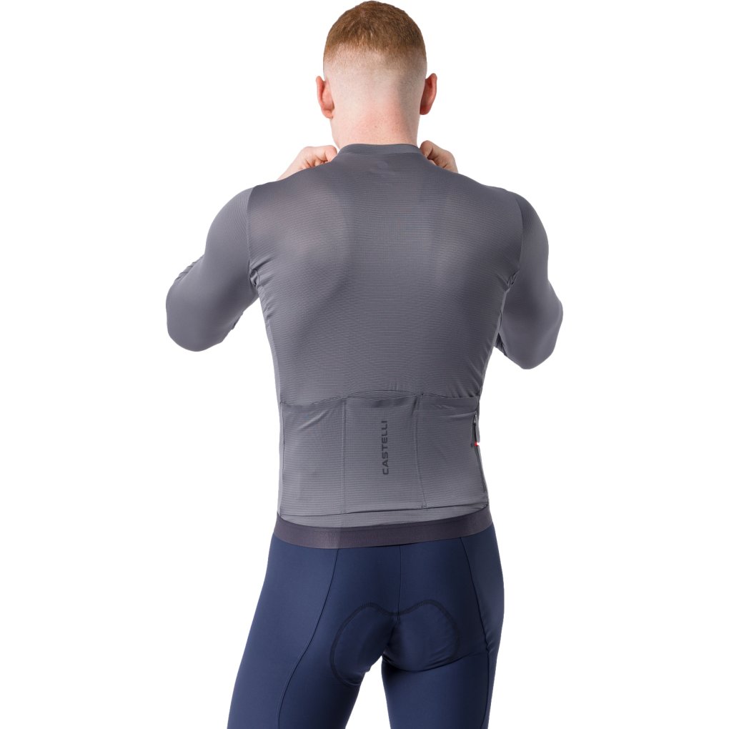 Castelli Espresso 2 Long Sleeve Jersey Men - smoky grey 021
