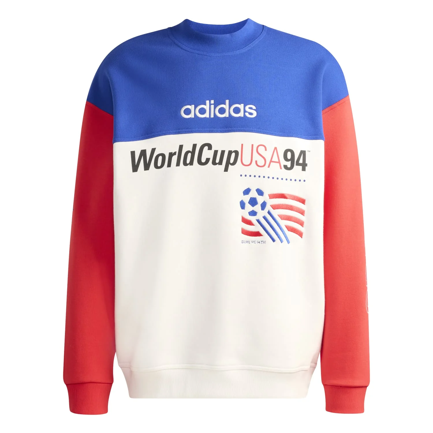 1994 Global Football Series USA Blue/Red Graphic Sweatshirt