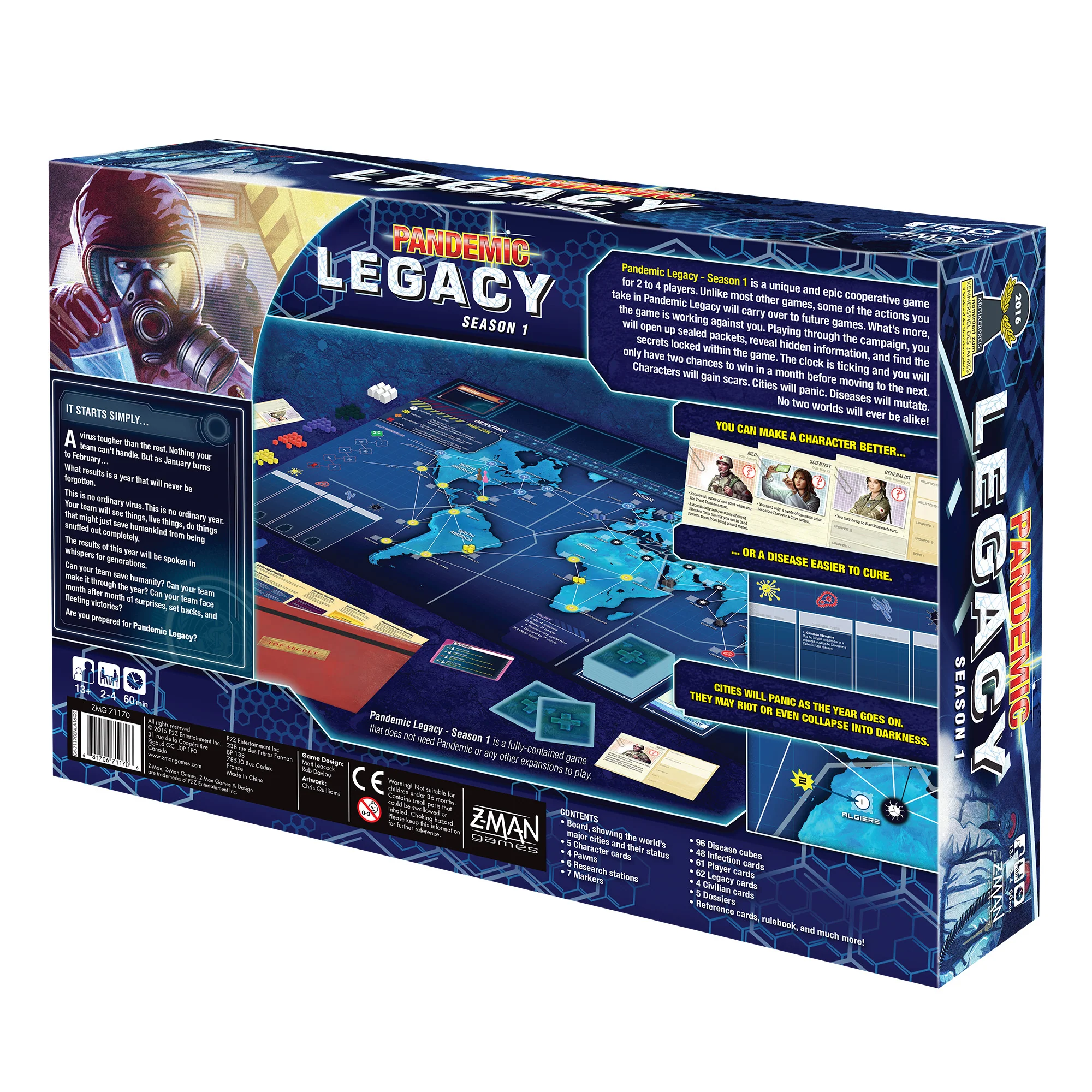 Pandemic: Legacy Season 1 (Blue Edition)