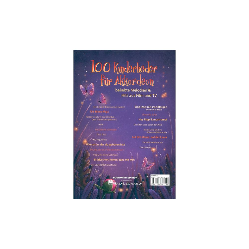 Bosworth 100 Kinderlieder für Akkordeon – Thomann Ireland