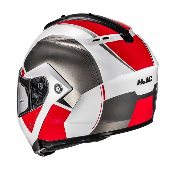 HJC C91N modular helmet - JYN - White / RedRef: HJ1384