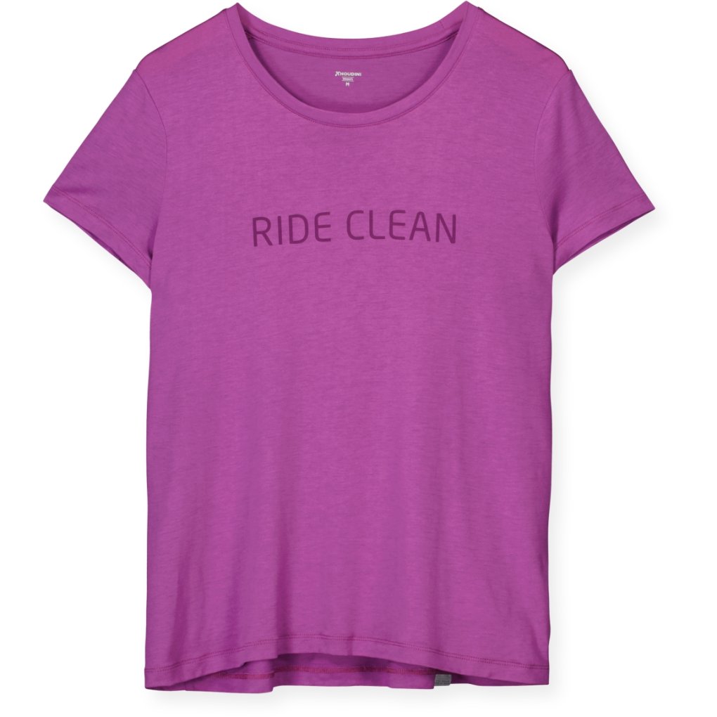 Houdini Tree Message Tee Women - Purple Up