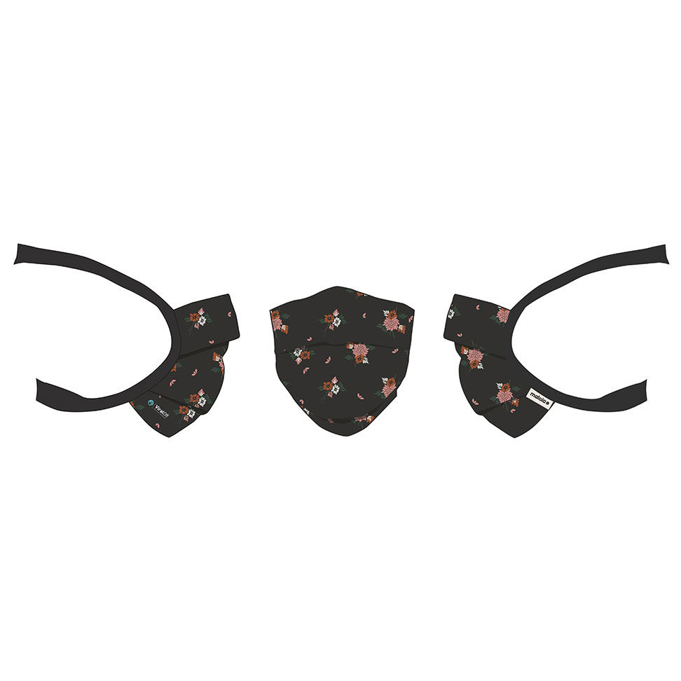 Maloja Reusable Mask Printed - moonless bhutan flower