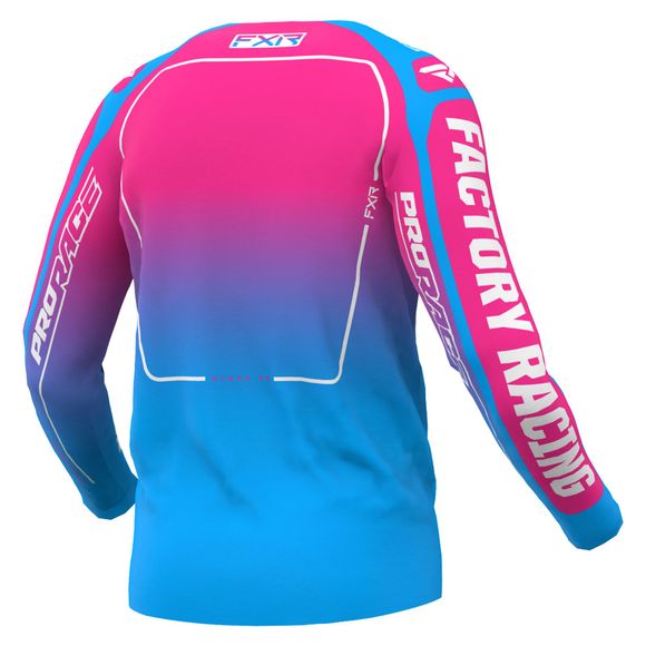 FXR KID CLUTCH 24 cross jersey - Blue / PinkRef : FXR0485