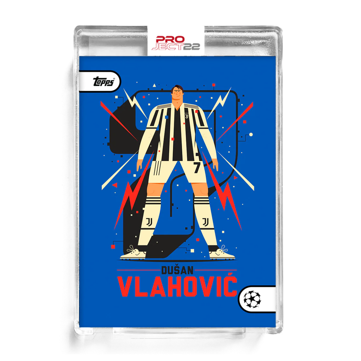 Project22 - Dusan Vlahovic by Neil Stevens - Topps UK