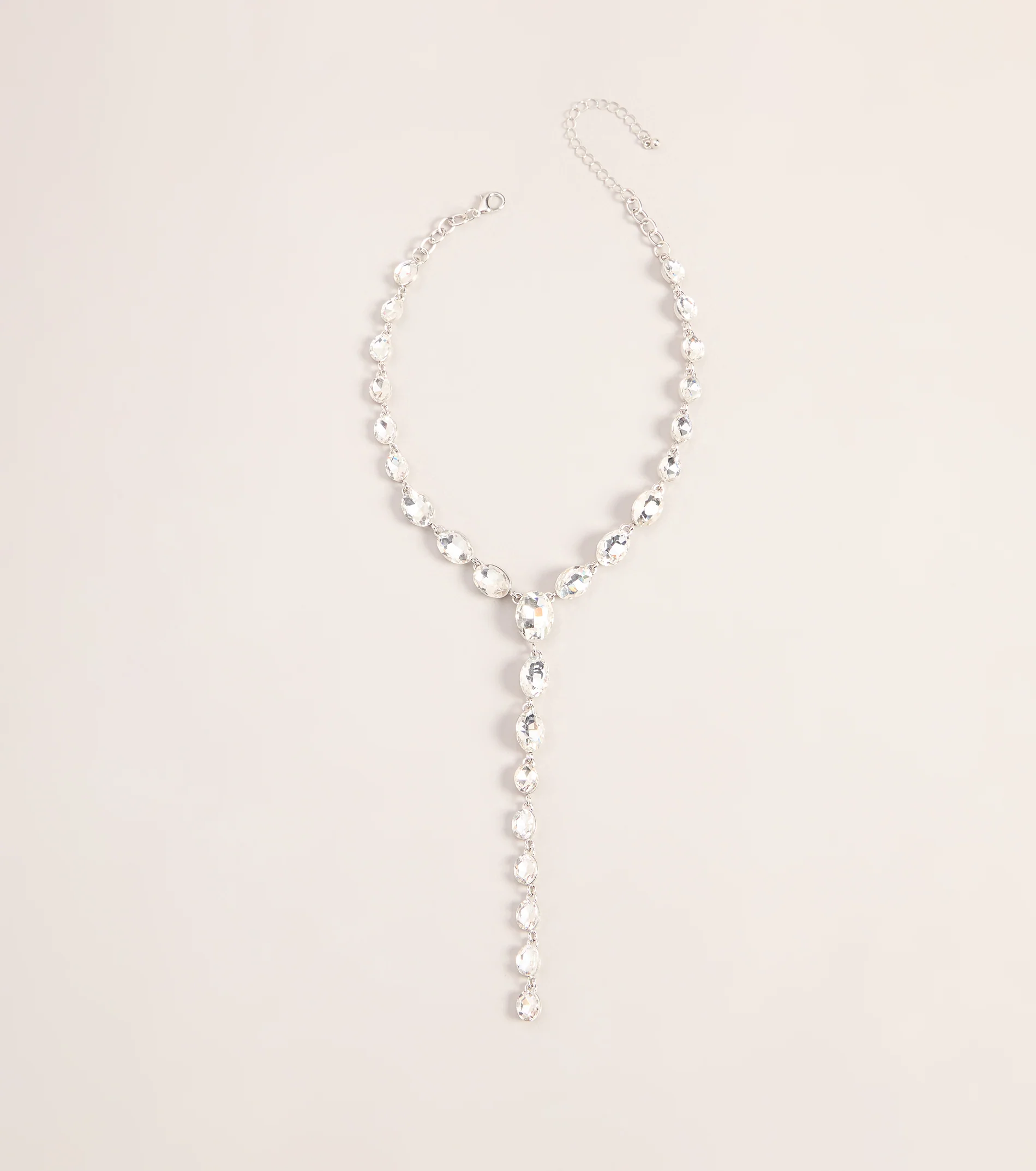 Shine Trail Rhinestone Necklace