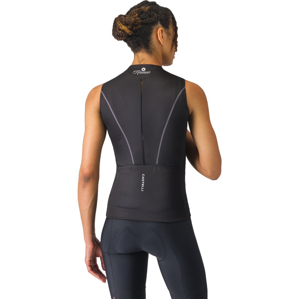 Castelli Anima Flow Sleeveless Women - black/white 010