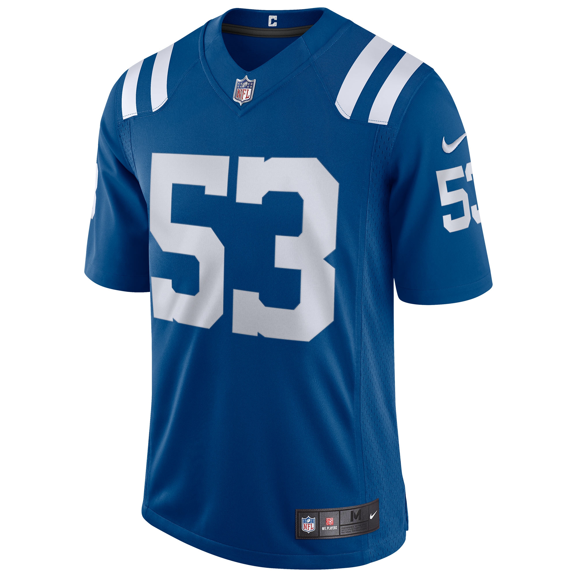 Shaquille Leonard #53 Indianapolis Colts Nike Speed Machine Limited NFL Jersey Blue