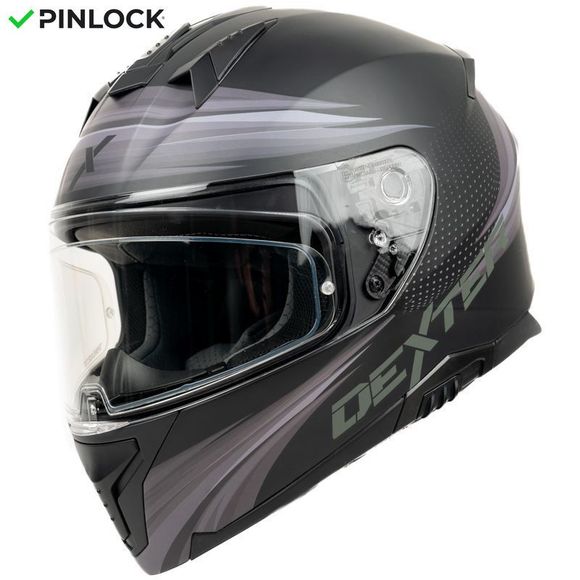 Casque intégral Dexter ELEVEN STRANGER - Noir / GrisRef : DX0626