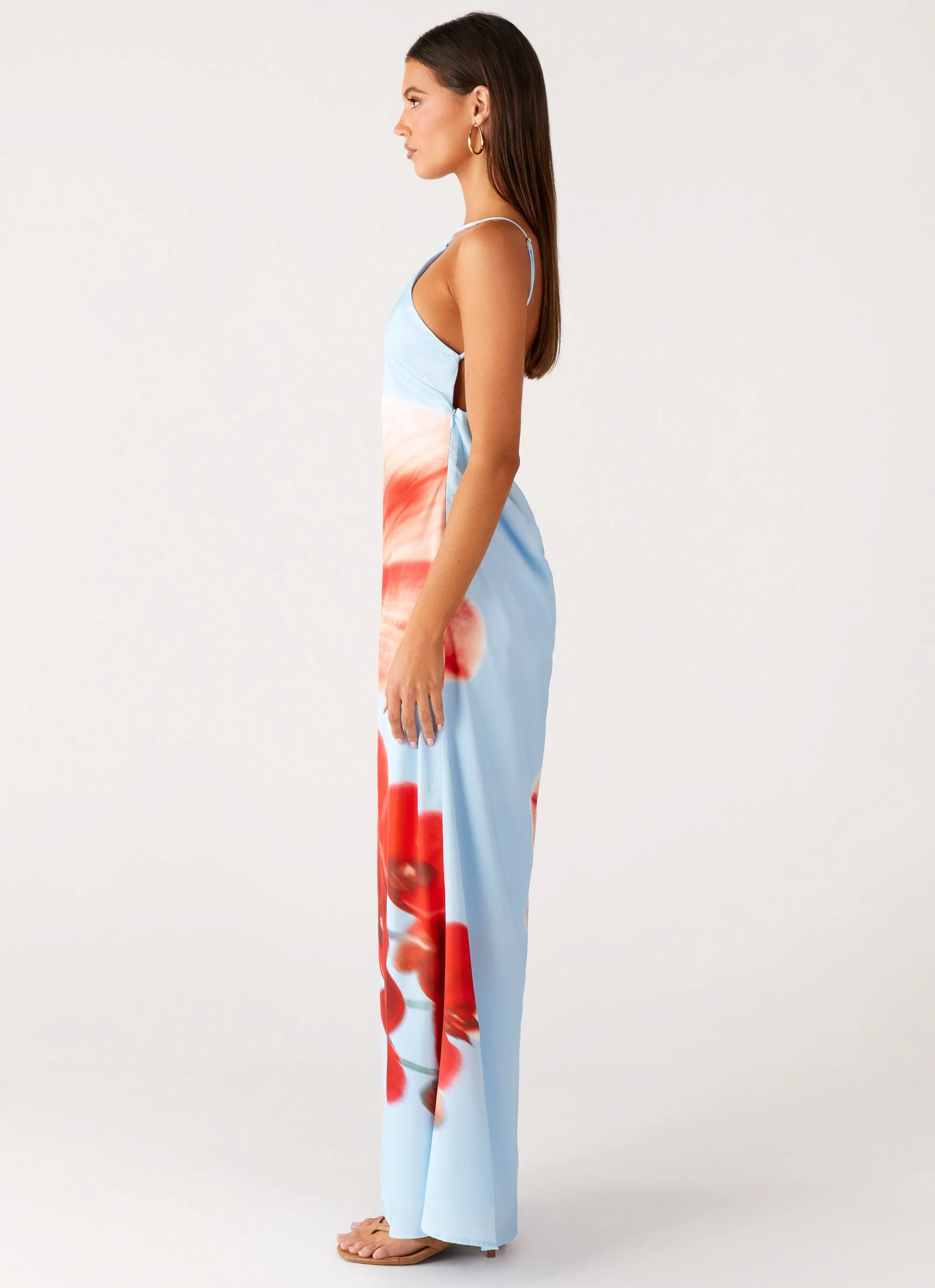 Chloe Maxi Dress - Turquoise Bloom