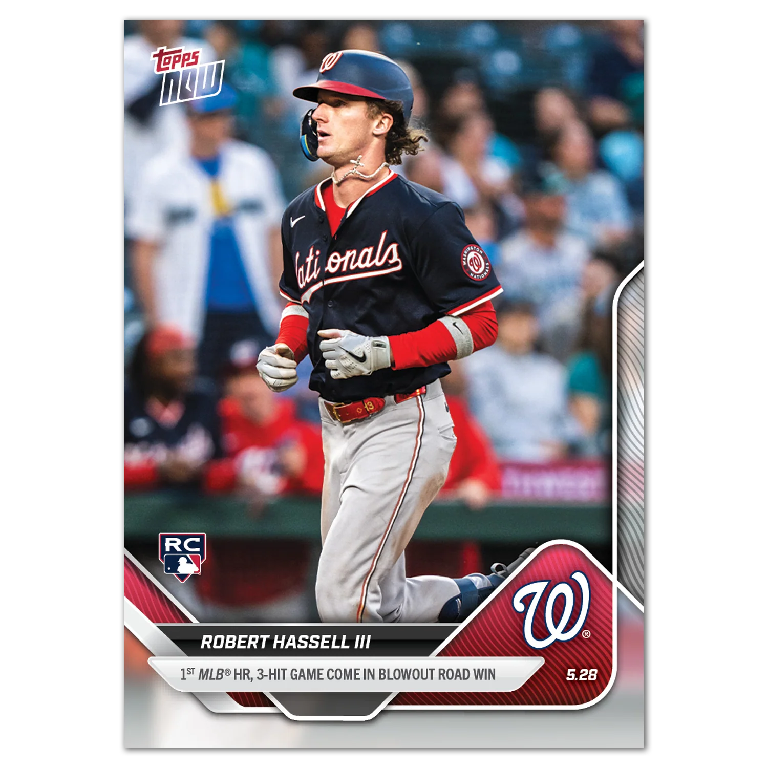 Robert Hassell III - 2025 MLB Topps NOW® - Card 229