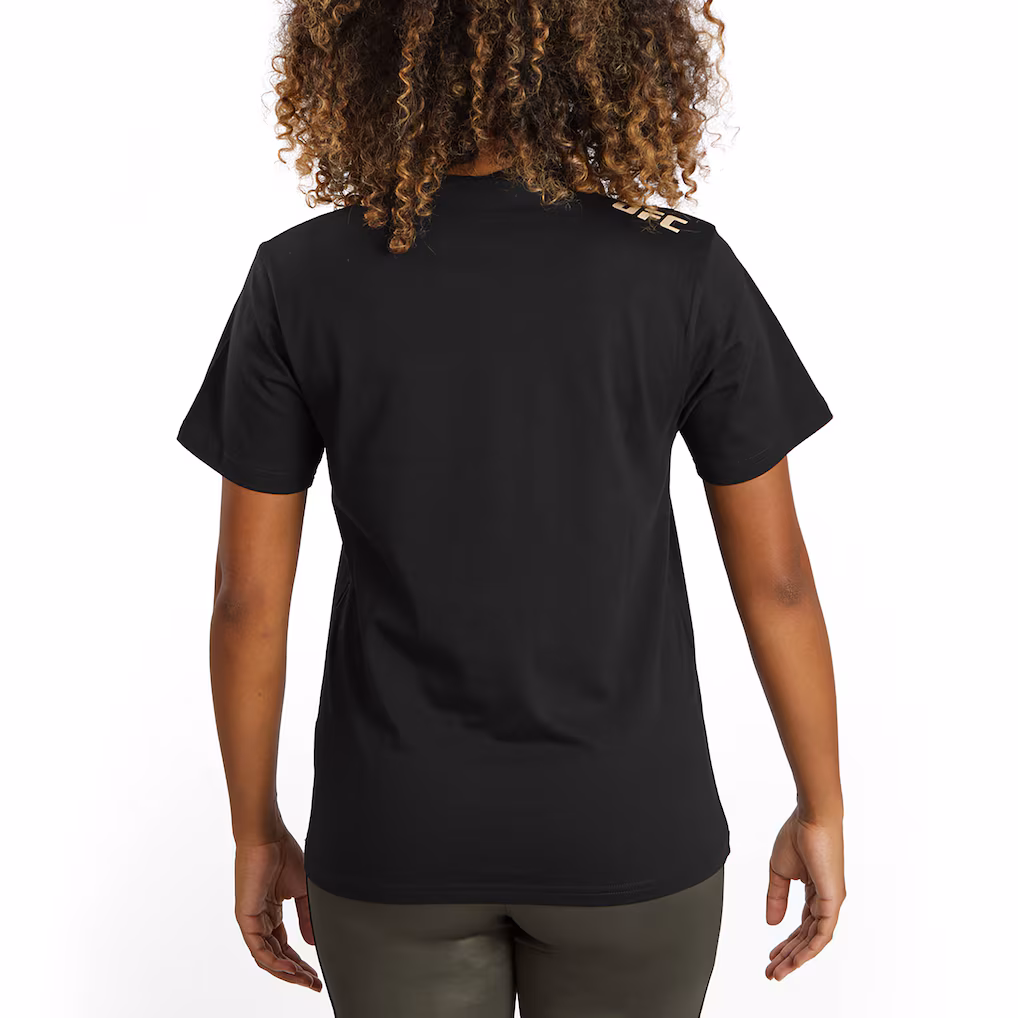 UFC Adrenaline by Venum Fight Week Short-sleeve Cotton T-shirt - Black - Womens