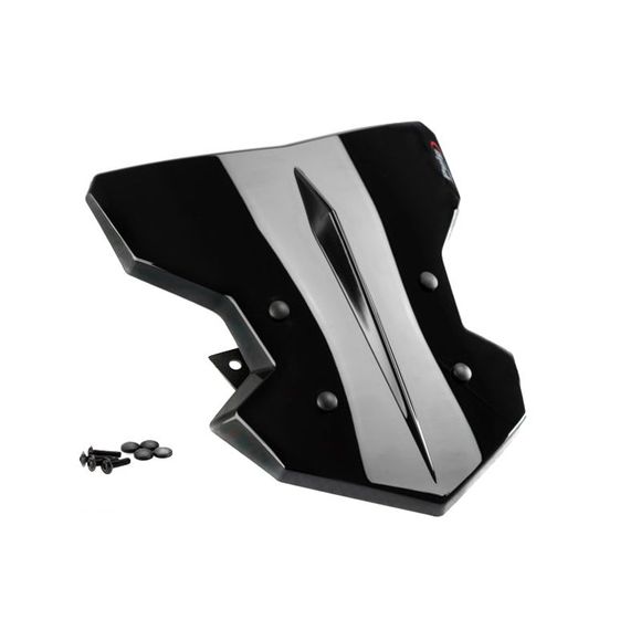 Puig SPORT windshield - BlackYAMAHA 125 MT -11 - 2021 - 2025Ref: 3879H