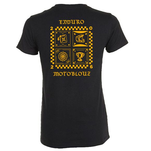 Motoblouz ENDURO 2026 WOMEN's Short Sleeve T-shirt - BlackRef: MB0495