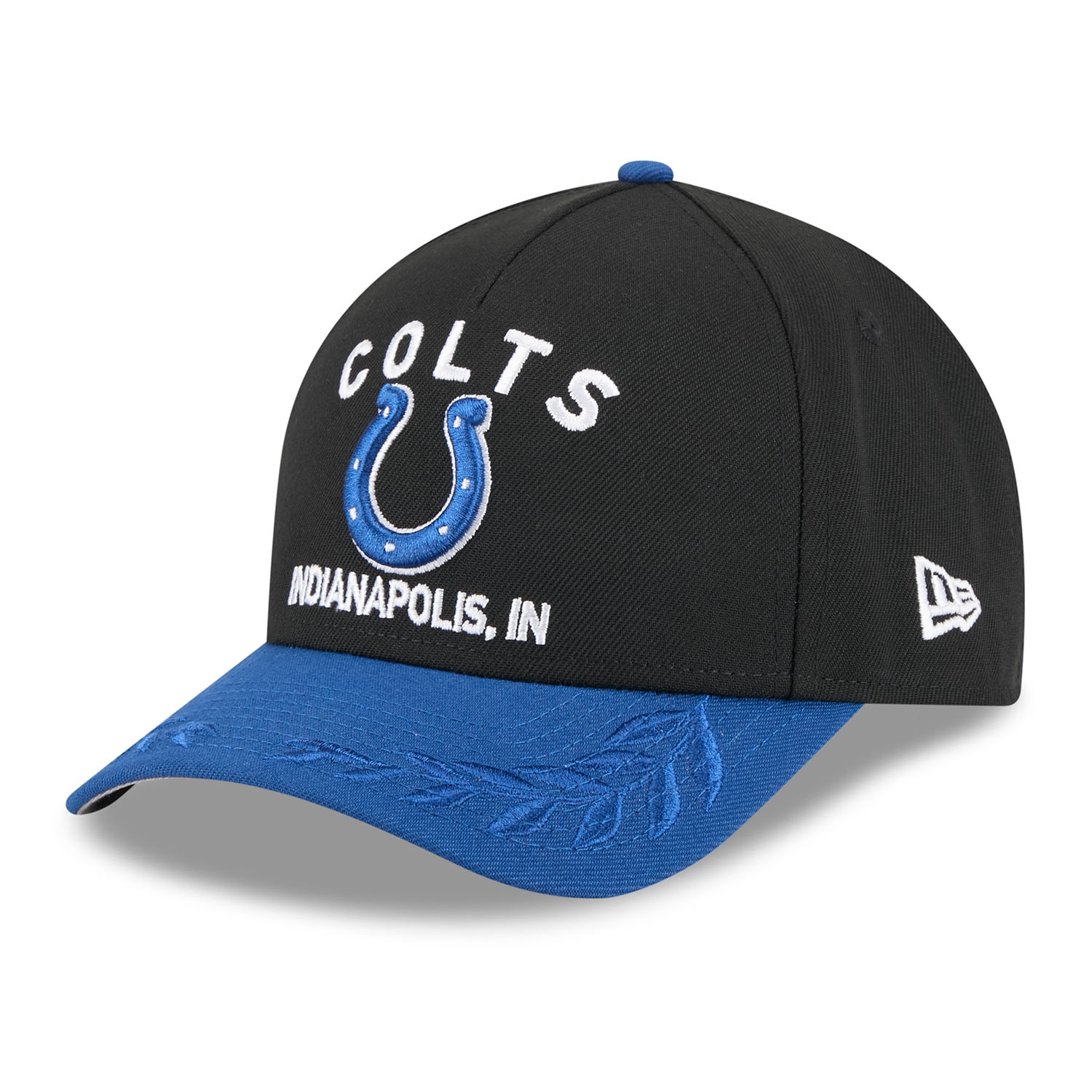 Indianapolis Colts 2025 NFL Draft 9FORTY M-Crown A-Frame Snapback Cap Black