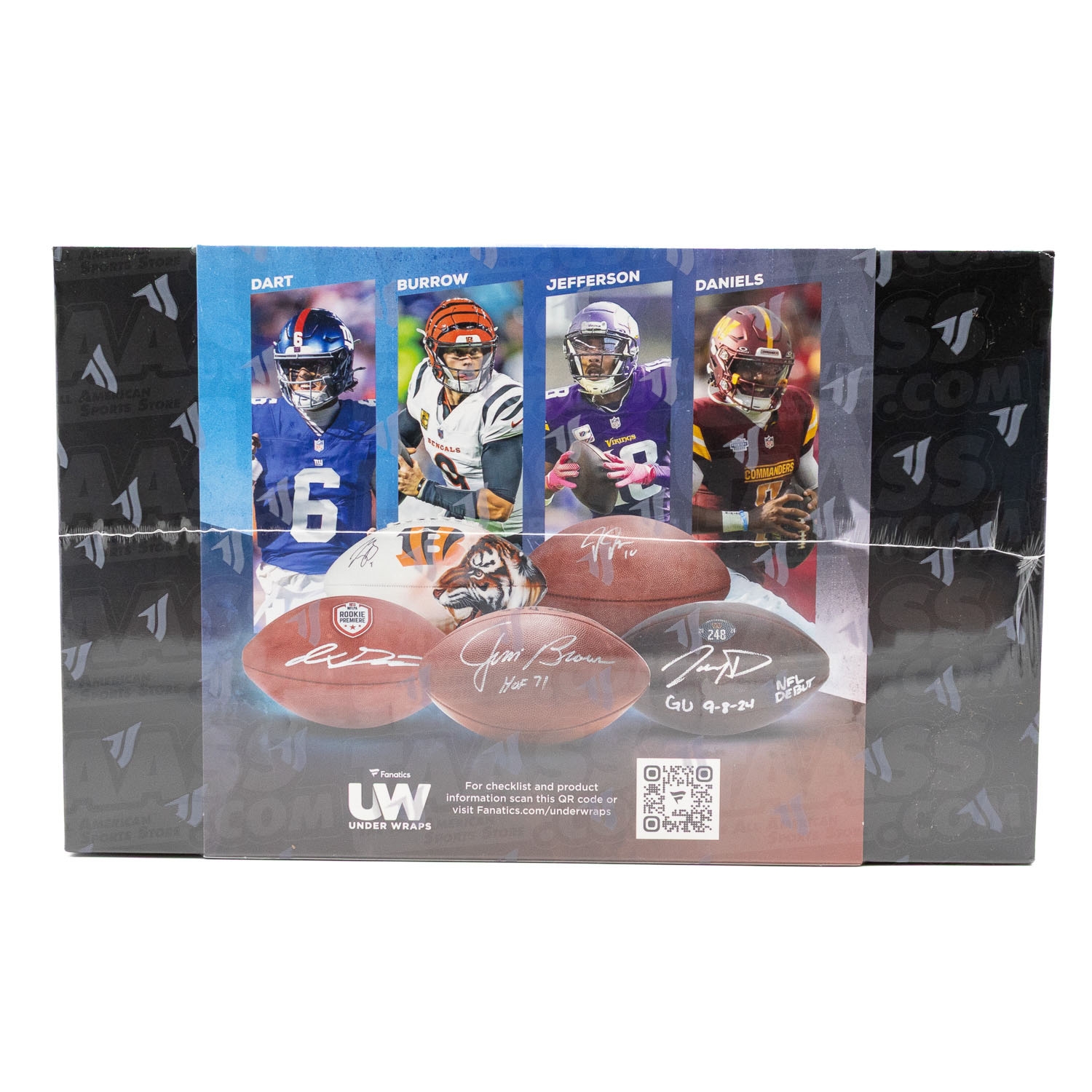 2025 Fanatics Under Wraps NFL Autographed Full Size Football Box
