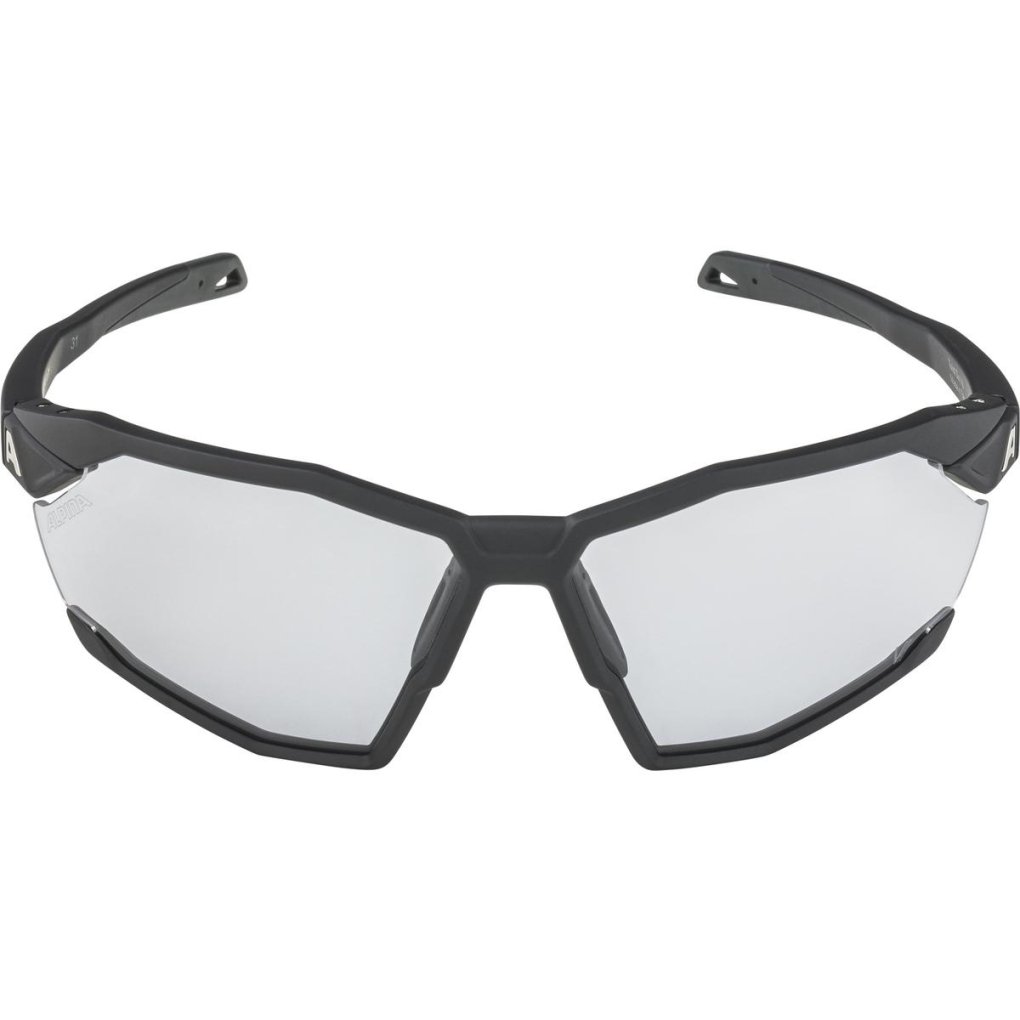 Alpina Twist Six V Glasses - black matt / Varioflex black