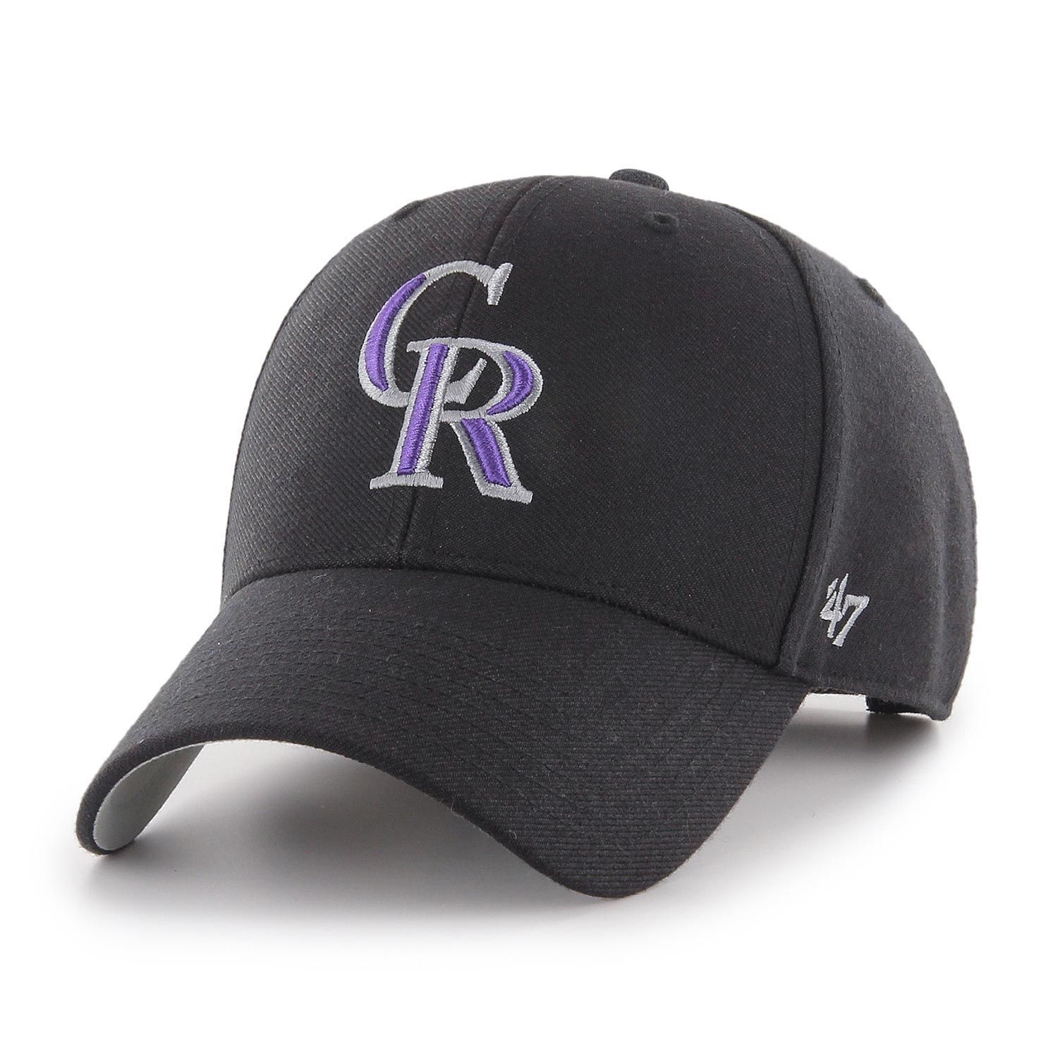 Colorado Rockies '47 MVP Adjustable MLB Cap Black