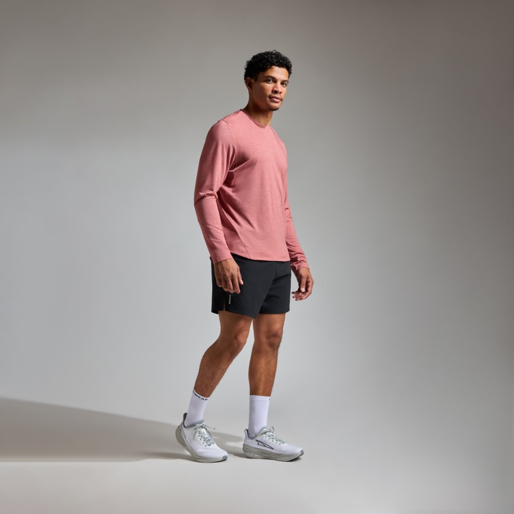 GOREWEAR Training Long Sleeve Tee Men - lab rose DL00