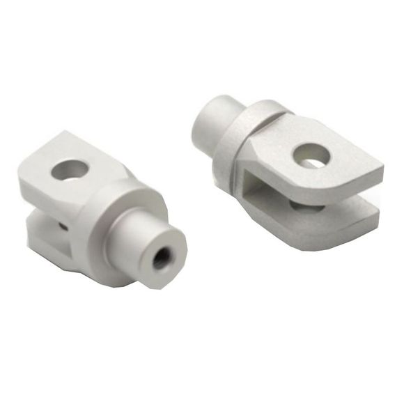 Barracuda Front Foot Peg Adapter for Yamaha - GreyRef: bar0601 / yf123-f