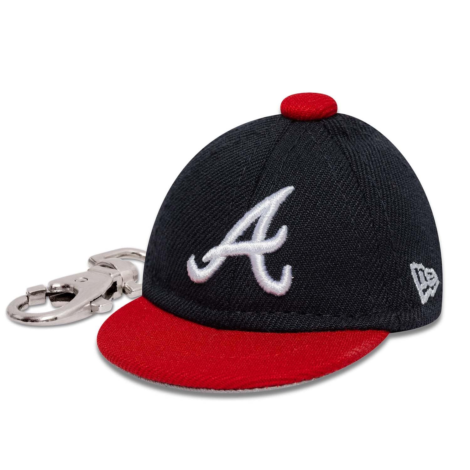 Atlanta Braves MLB Mini Cap Mini Cap Key Chain Navy