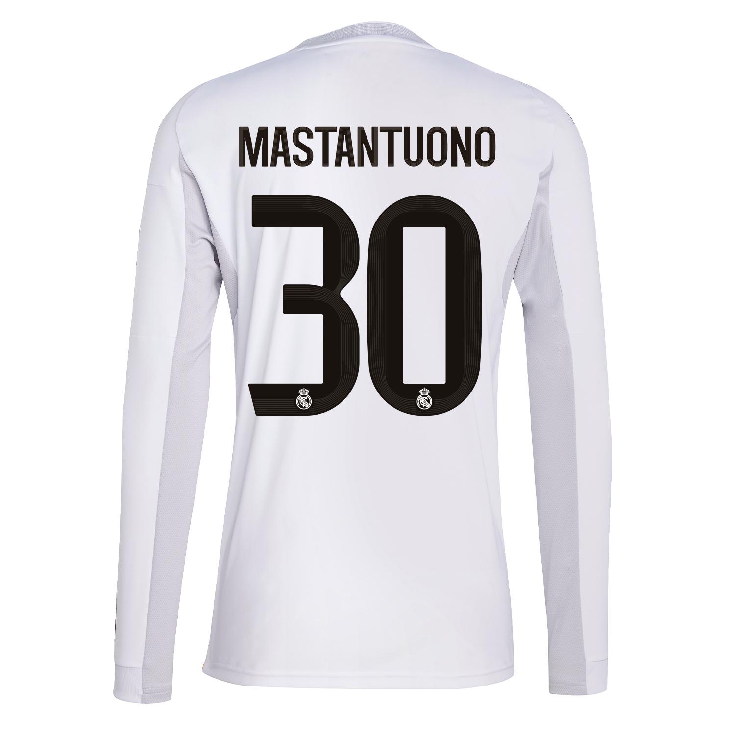 Mens Home Long Sleeve Shirt 25/26 White