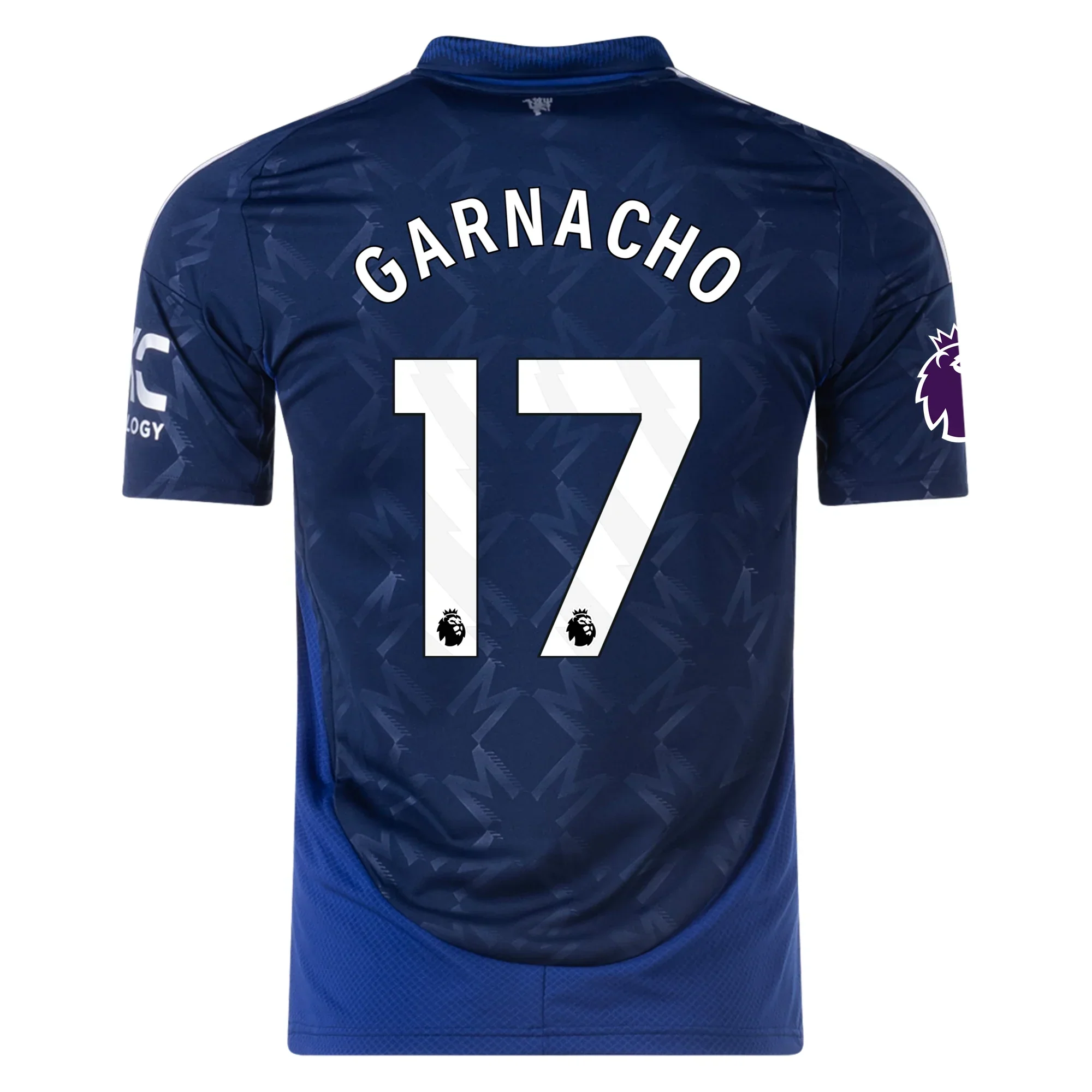 Manchester United Alejandro Garnacho Away Jersey w/ EPL Patch 24/25 (Night Indigo)