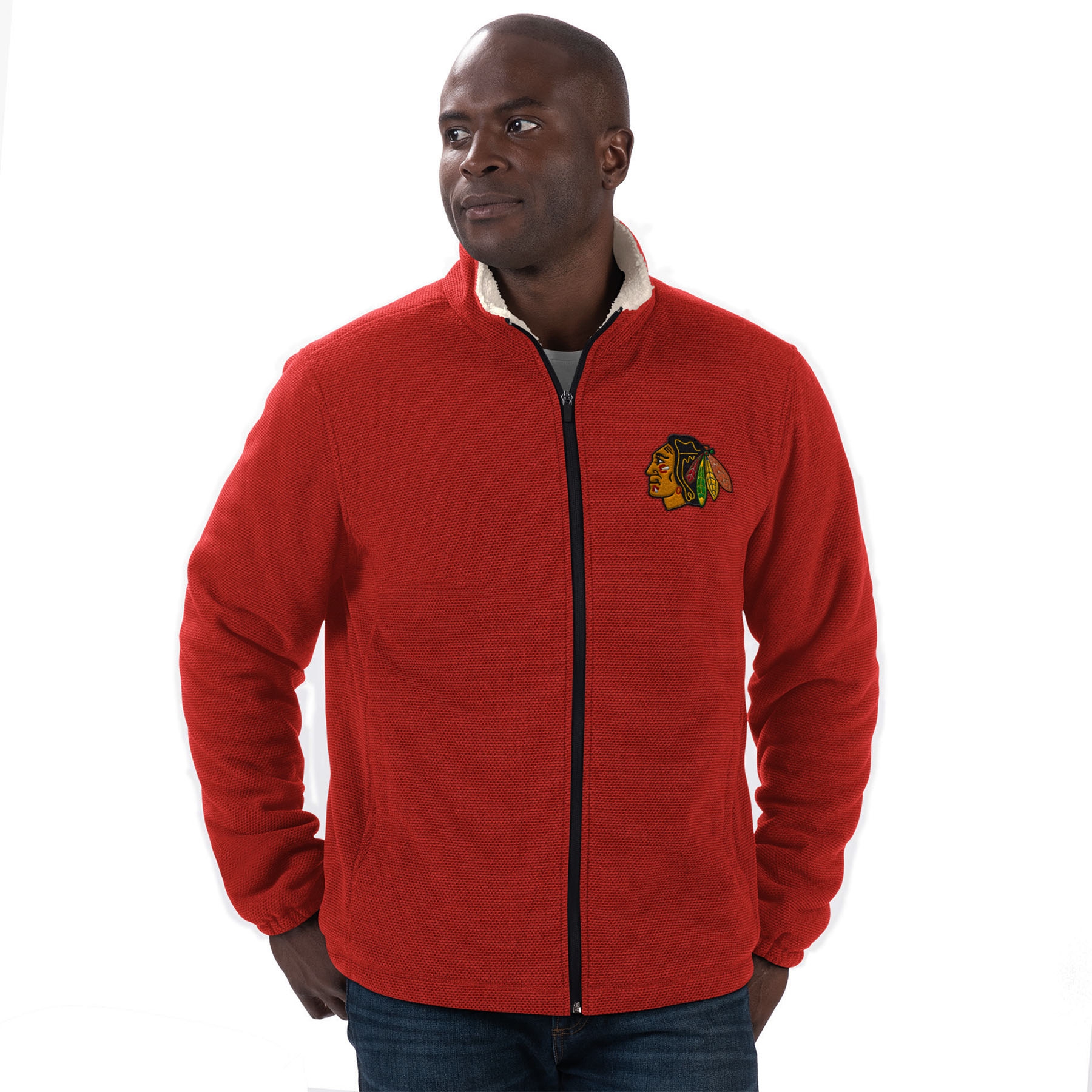 Chicago Blackhawks G-III Leisure NHL Sherpa Jacket