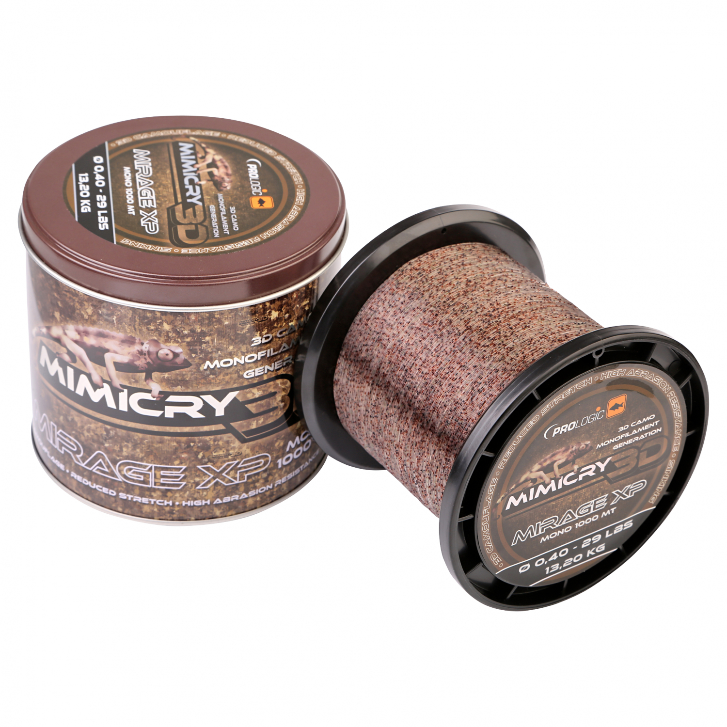 Prologic Fishing Line New Mimicry 3D Mirage XP (camo, 1.000 m)