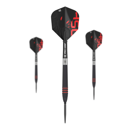 Target Nathan Aspinall Black Swiss Point Steel Darts
