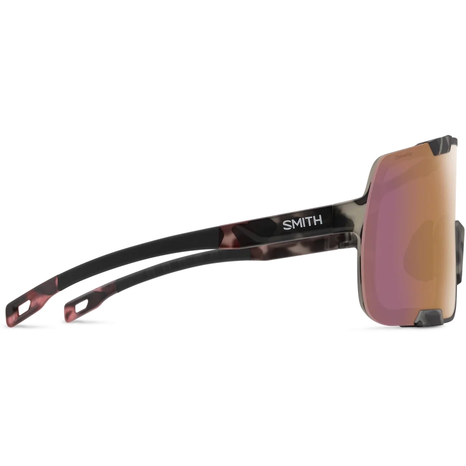 Smith Syncline Glasses - Matte Salt Haze | ChromaPop Rose Gold Mirror