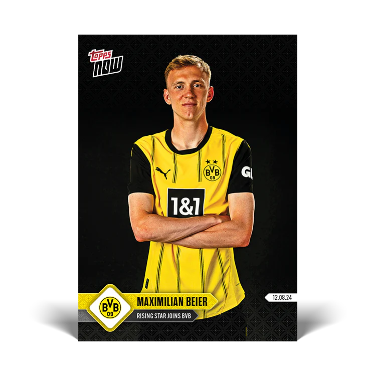 Maximilian Beier - Rising star joins BVB - BVB TOPPS NOW® Card 1