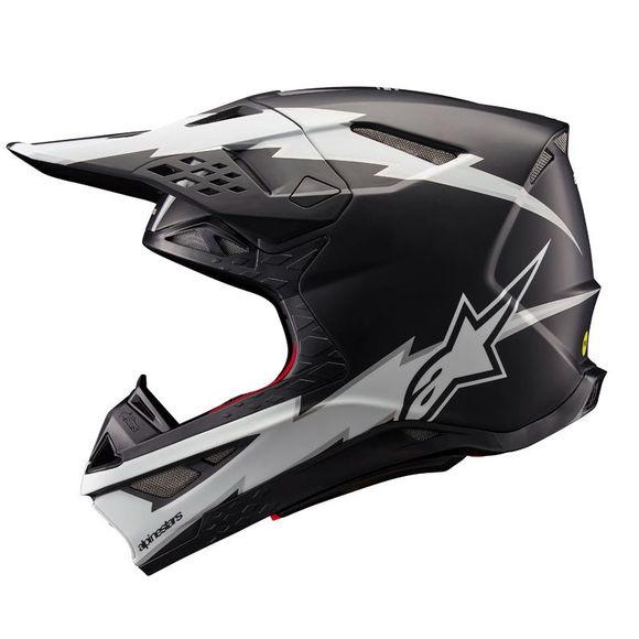 Casque cross Alpinestars SUPERTECH S-M10 - AMPRESS 2025 - Noir / BlancRef : AP3232