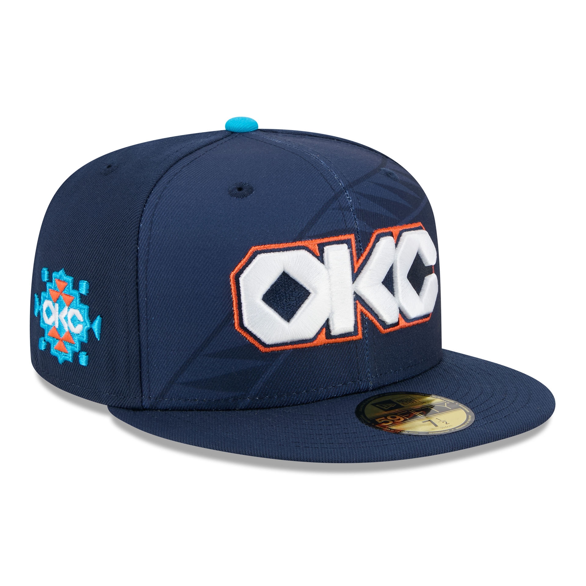 Oklahoma City Thunder 2025-26 NBA City Edition 59FIFTY Fitted Cap